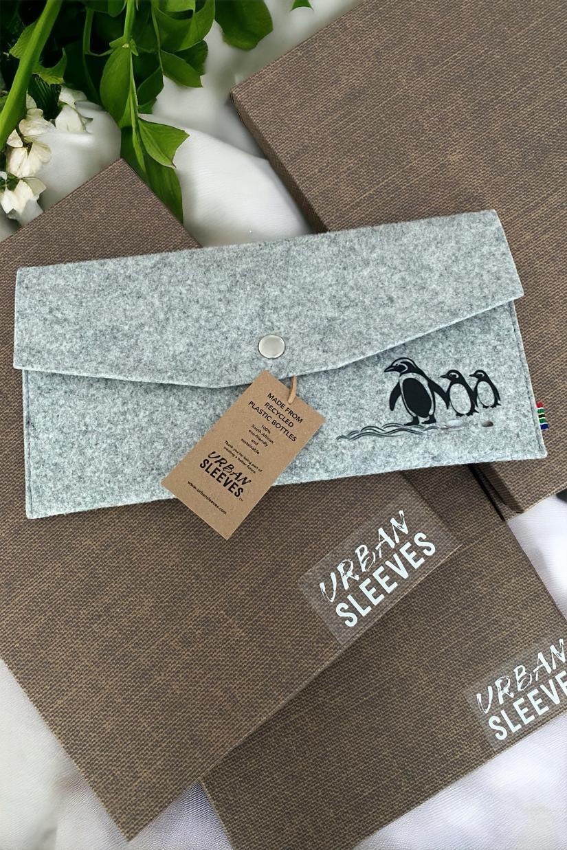 Eco-Felt Travel Document Holder aus recycelten Plastikflaschen auf Wunsch mit Logo