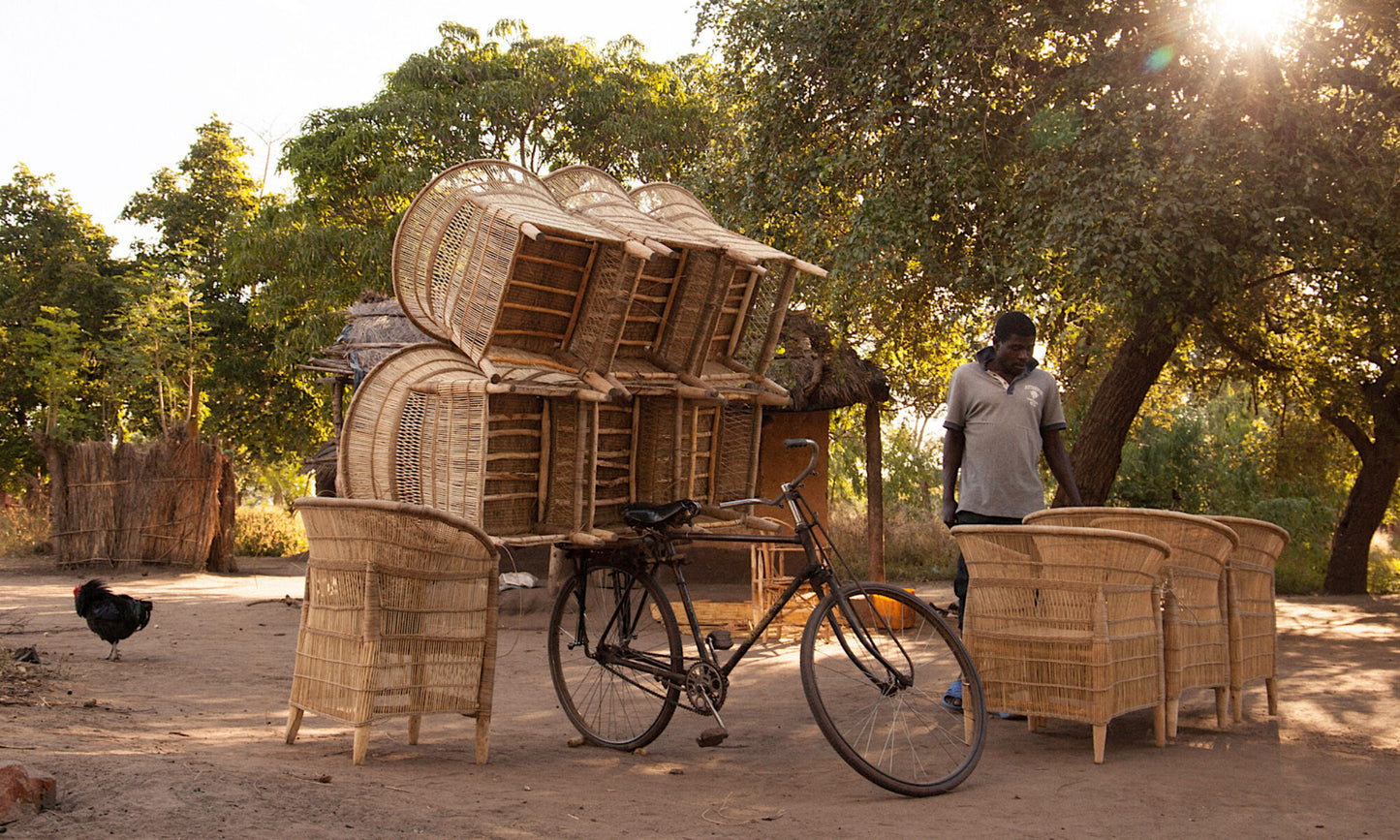 Handgefertigter Malawi Chair