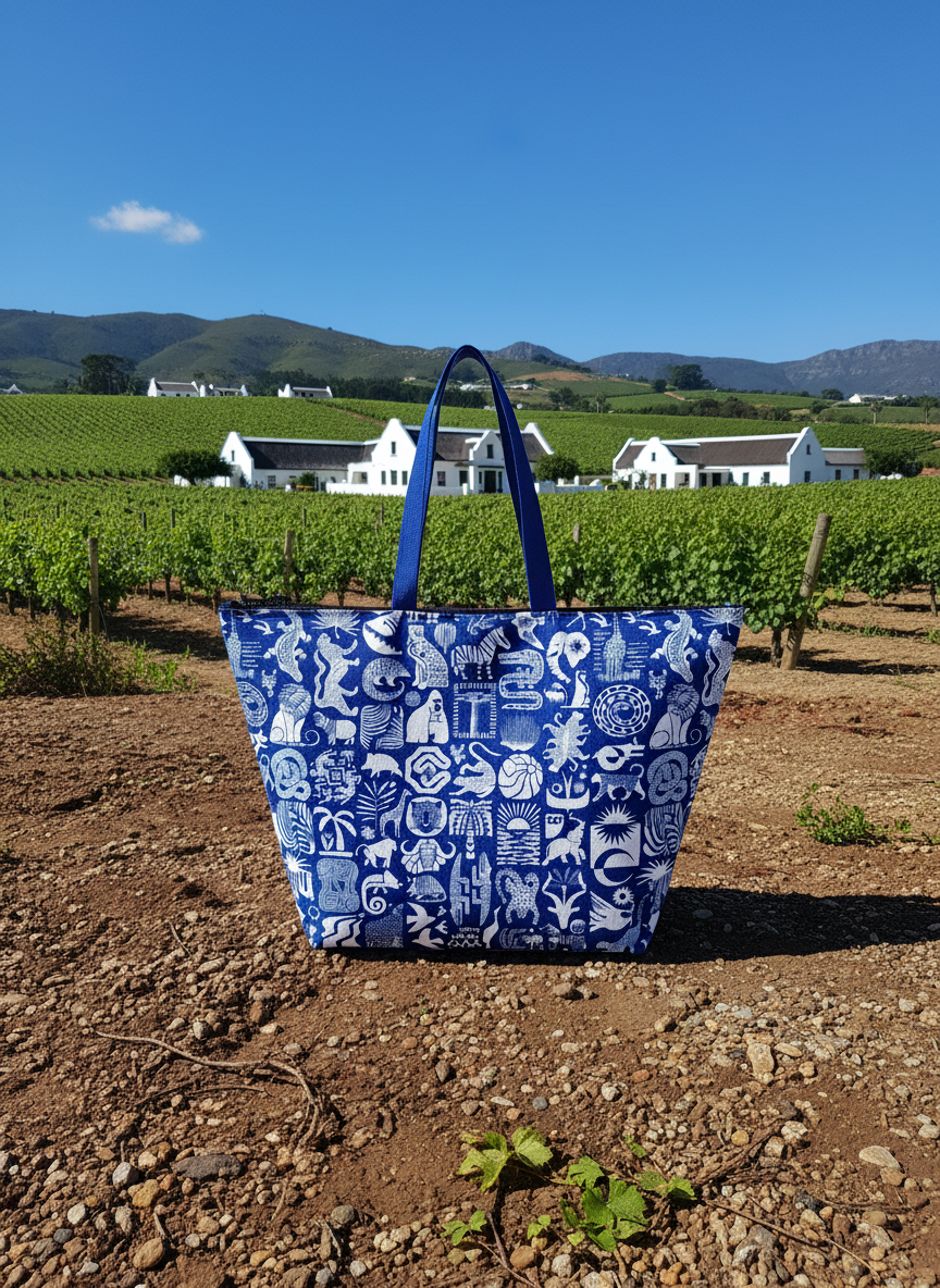 Shopper aus recycelten Plastikflaschen Africa Untamed – limited edition für Business und Leisure