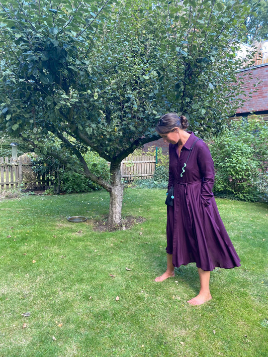 Abigail Dress Plum – Bitte nach Größen fragen, ggf. sind nicht mehr alle auf Lager!