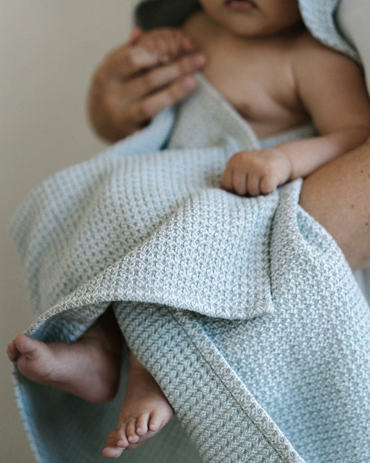 Bio-Baumwolle Babyhandtuch mit Kapuze – verschiedene Farben