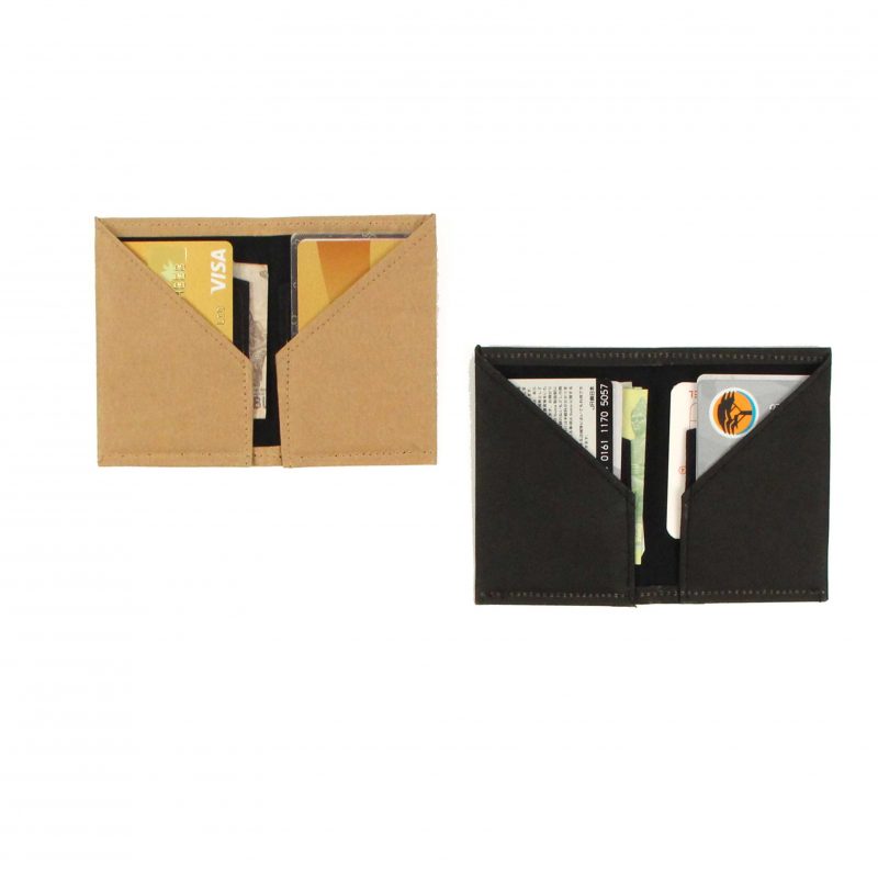 Recycled Cement Paper Slim Wallet Natural