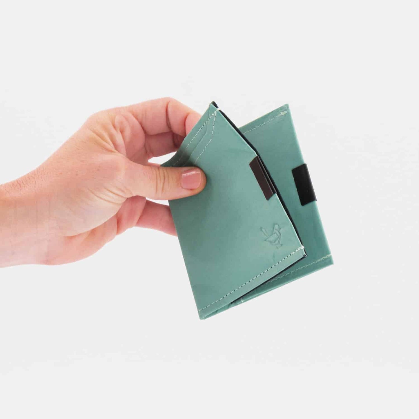 Square Wallet aus recyceltem Kraftpapier – verschiedene Farben, mit Logo möglich