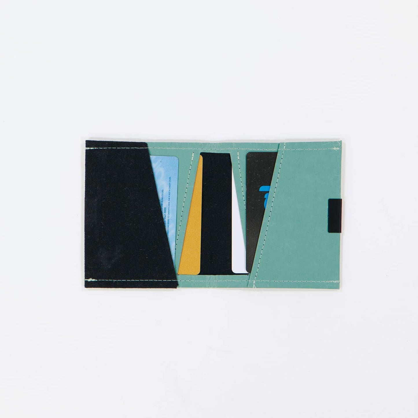 Square Wallet aus recyceltem Kraftpapier – verschiedene Farben, mit Logo möglich
