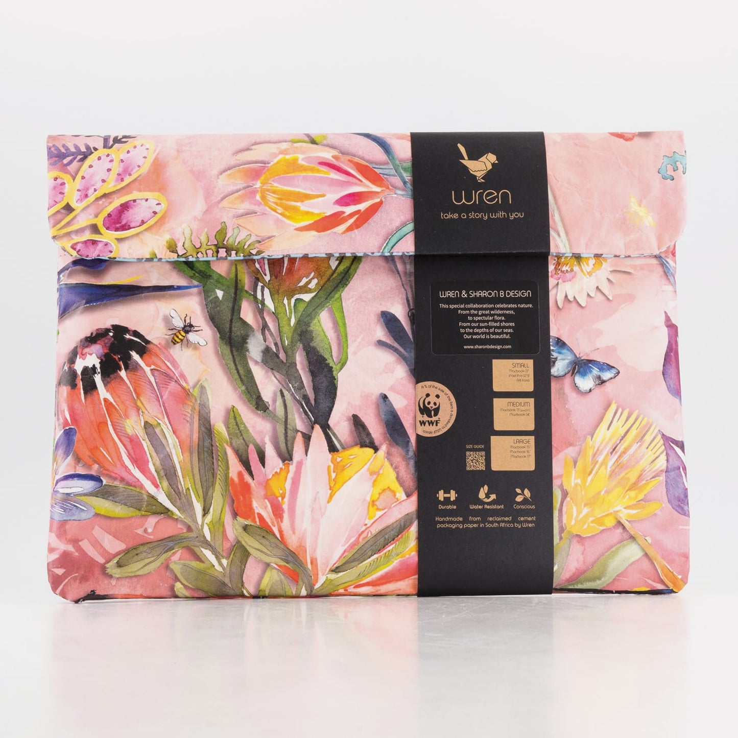 Recycled Cement Paper Laptop Botanical – verschiedene Größen