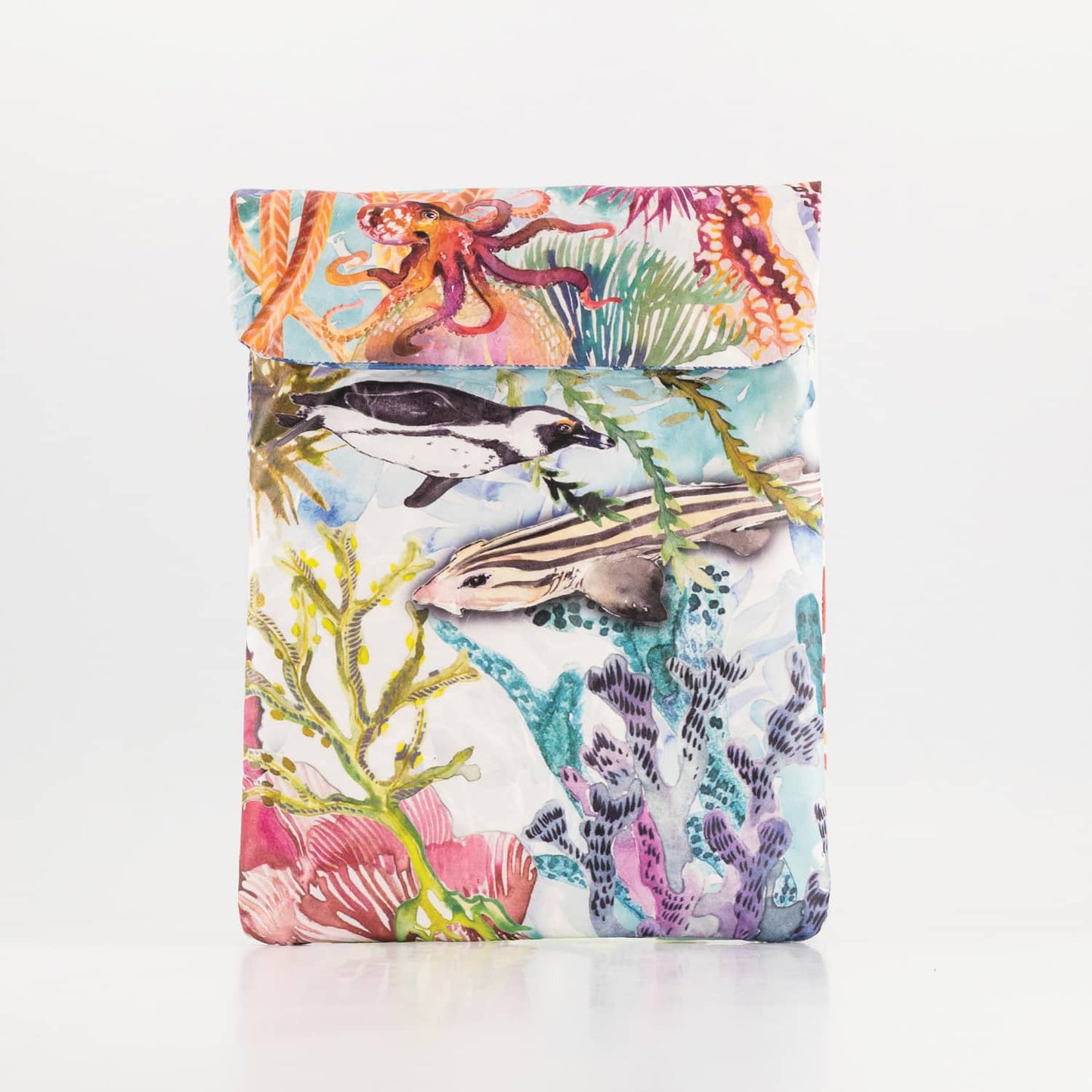 Recycled Cement Paper iPad oder Tablet Sleeve Ocean