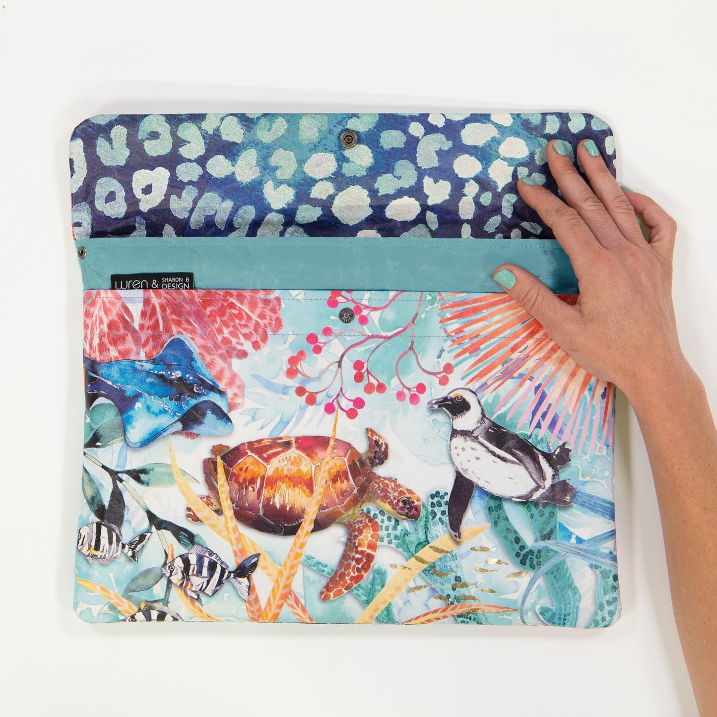 Recycled Cement Paper Laptop Sleeve Ocean – verschiedene Größen