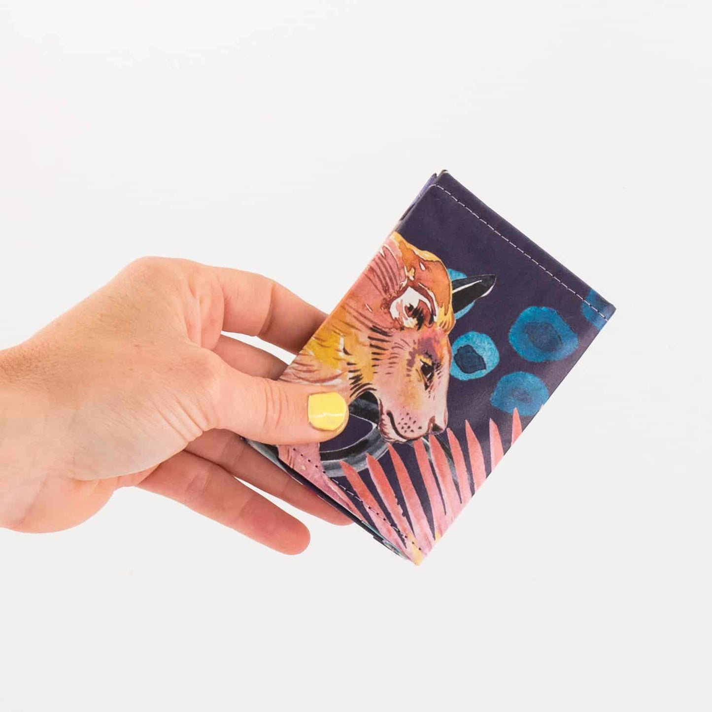 Recycled Cement Paper Slim Wallet Wildlife