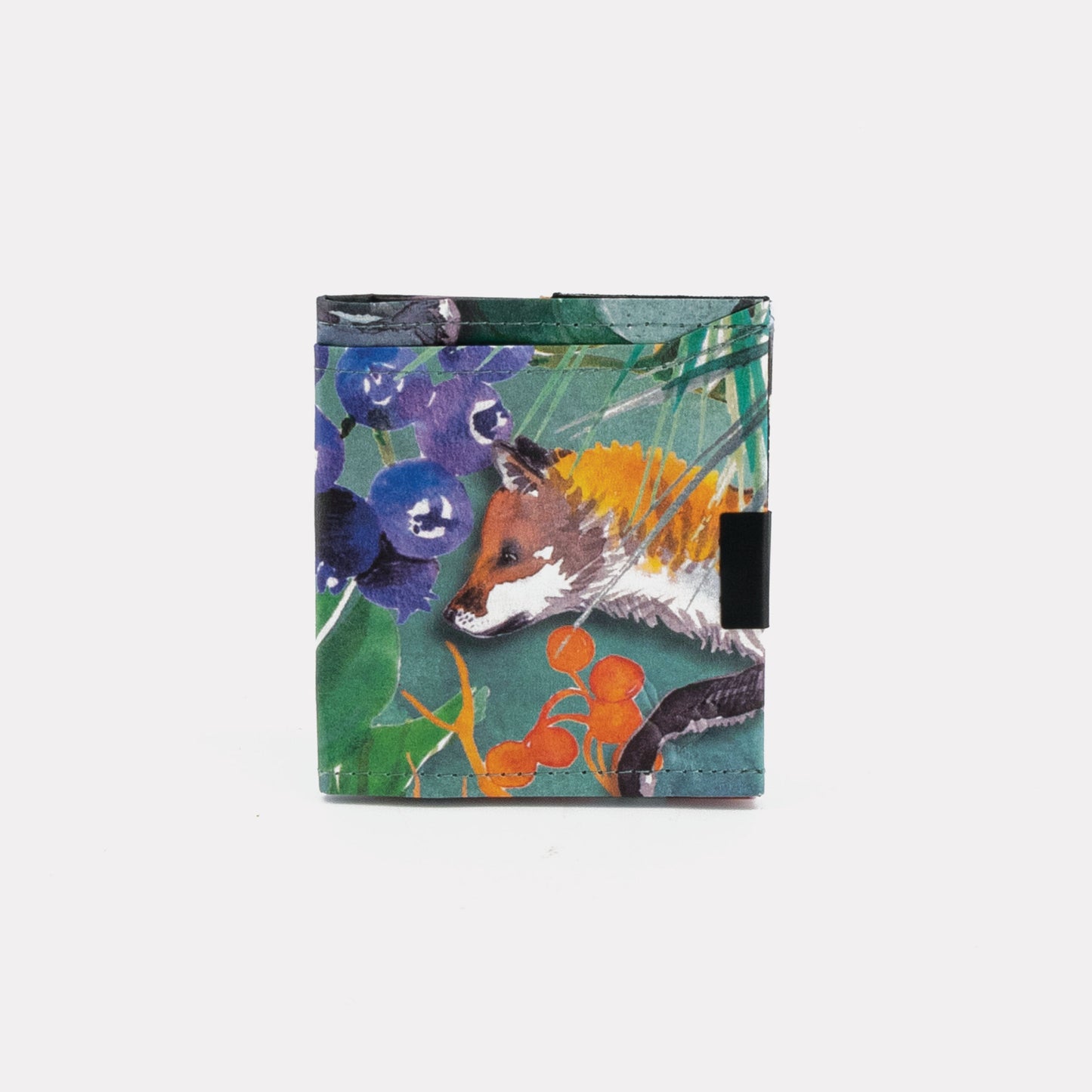 Square Wallet aus recyceltem Kraftpapier Wilderness
