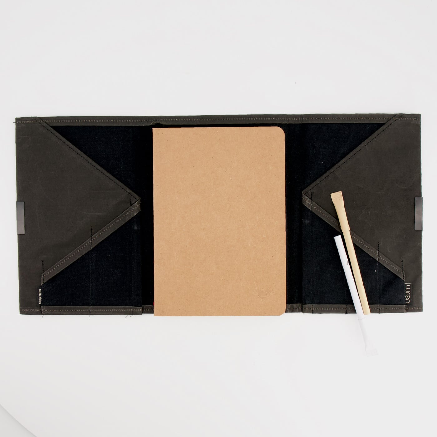 Recycled Paper Notebook Organiser Black