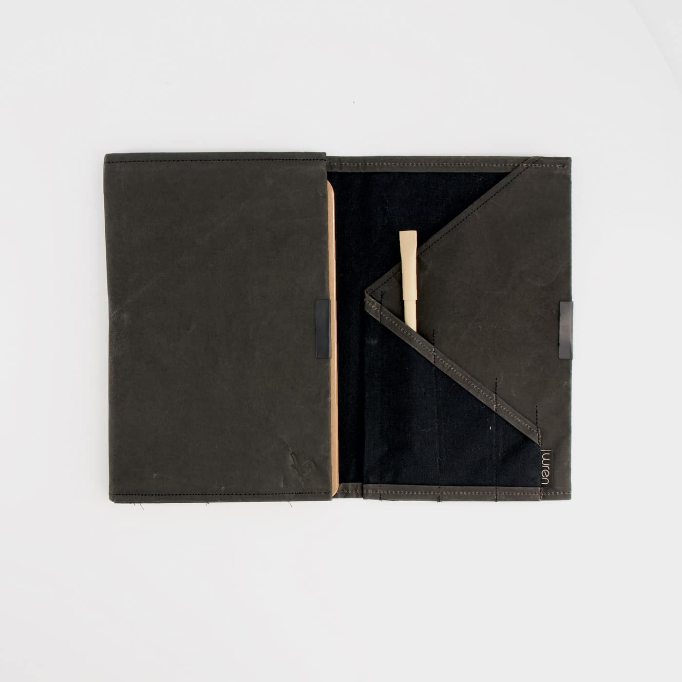 Recycled Paper Notebook Organiser Black