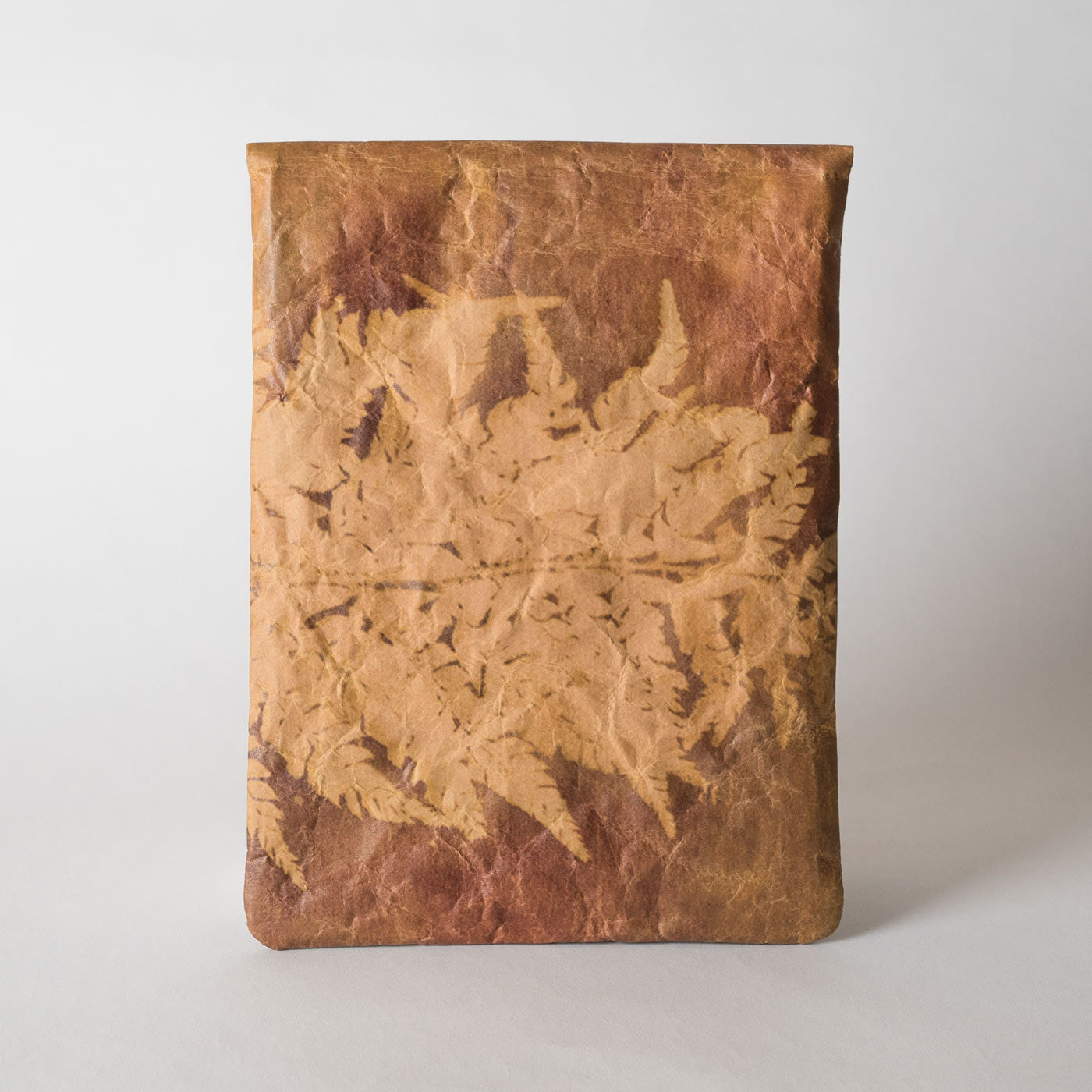Recycled Cement Paper iPad oder Tablet Sleeve Fern 8 Polysticum