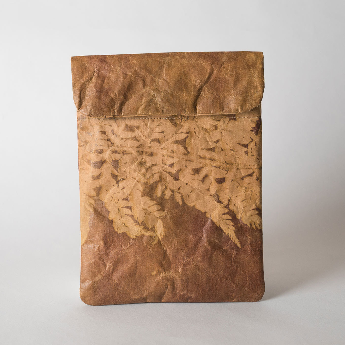 Recycled Cement Paper iPad oder Tablet Sleeve Fern 8 Polysticum