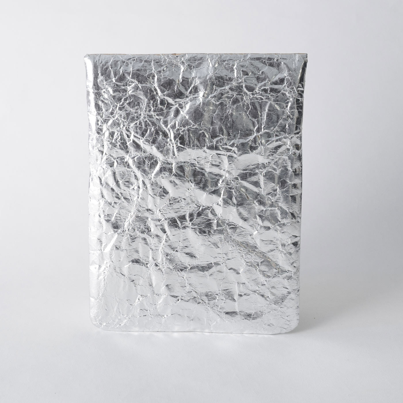 Recycled Cement Paper iPad oder Tablet Sleeve Silver