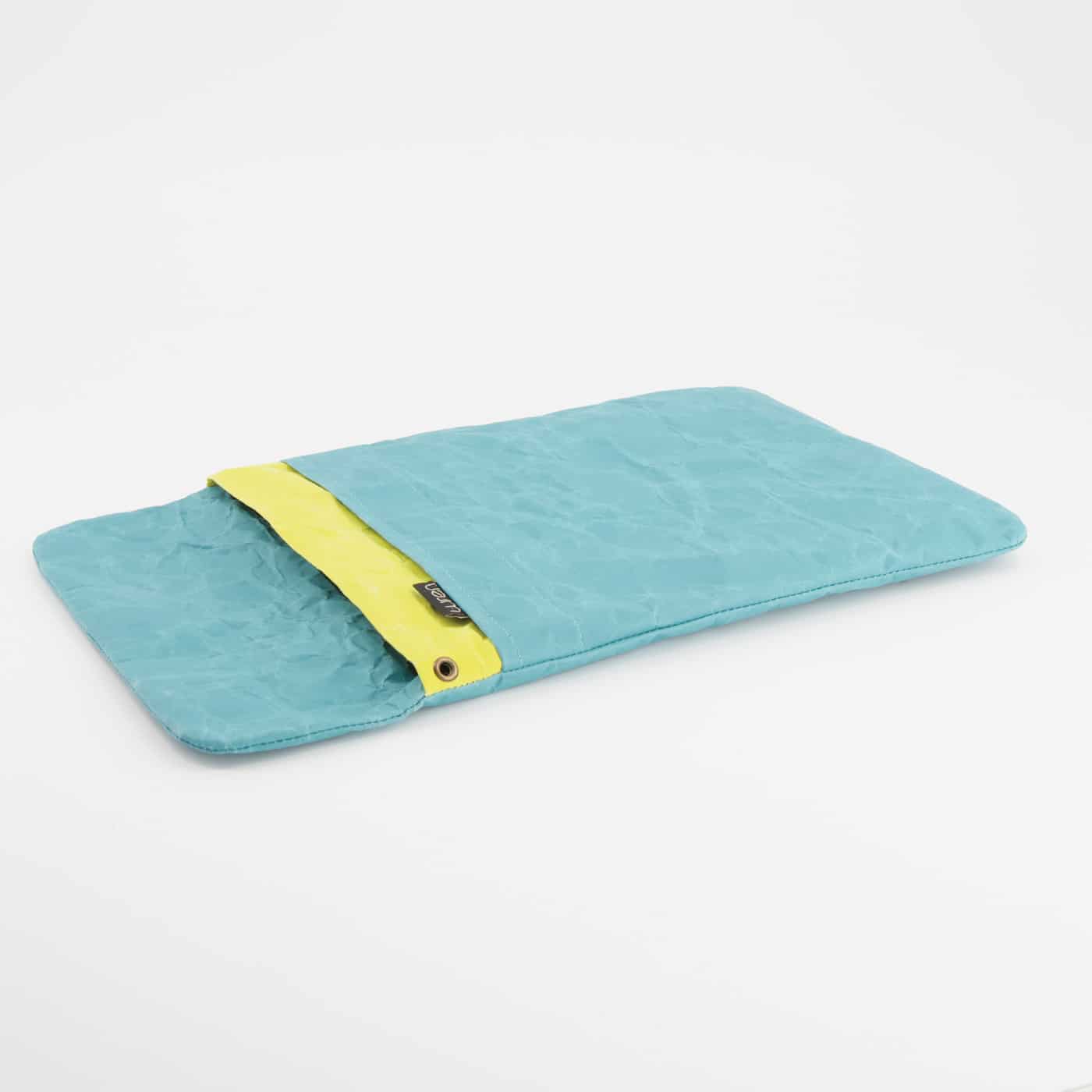 Recycled Cement Paper iPad oder Tablet Sleeve Teal