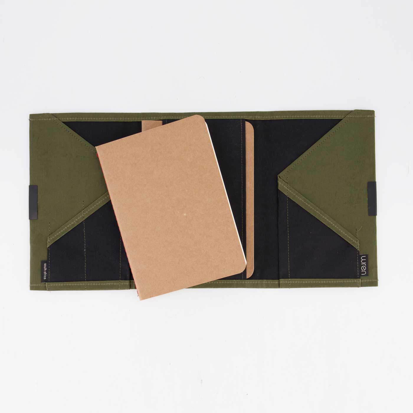 Recycled Paper Notebook Organiser Racing Green