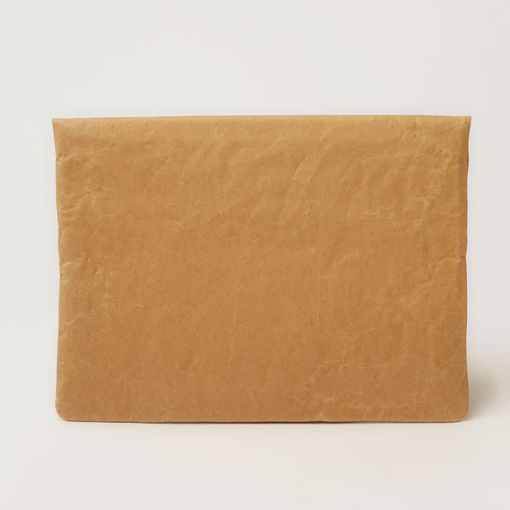 Recycled Cement Paper Laptop Sleeve Natural – verschiedene Größen, auf Wunsch mit Logo